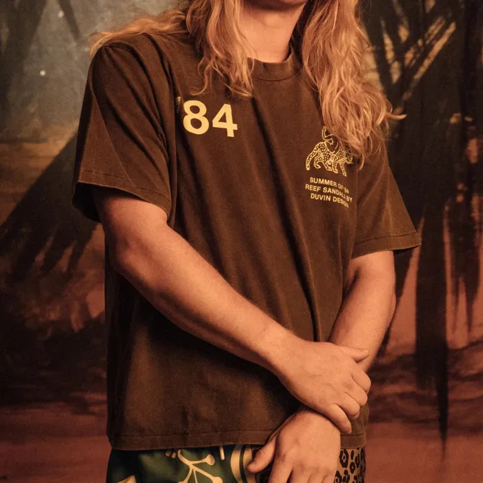Reef TShirts and Shirts Duvin Tee Charcoal 8211 Men