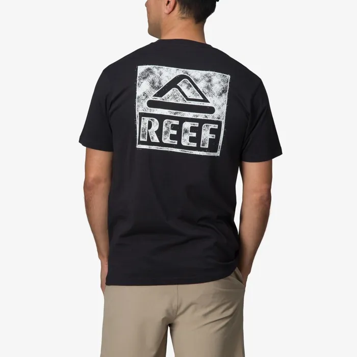 Reef TShirts and Shirts Wellie Short Sleeve Tee Caviar 8211 Men Reef TShirts and Shirts Wellie Short Sleeve Tee Caviar 8211 Men