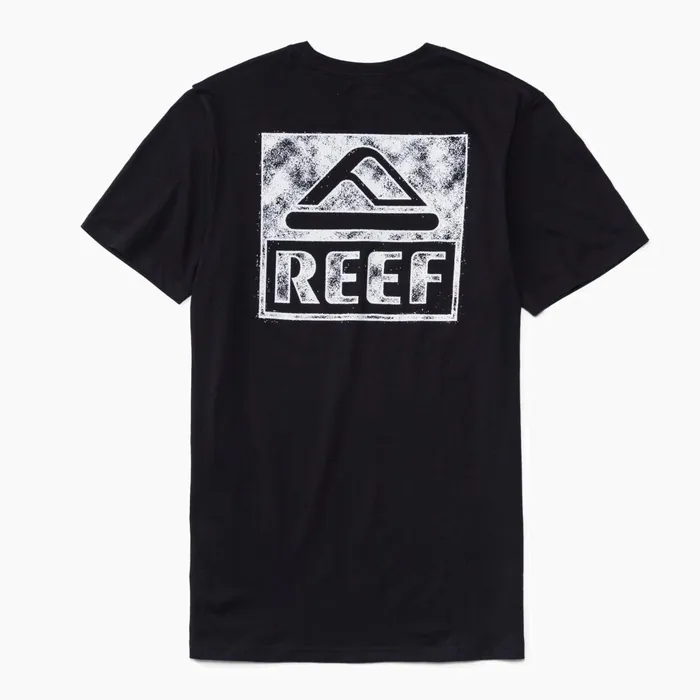 Reef TShirts and Shirts Wellie Short Sleeve Tee Caviar 8211 Men Reef TShirts and Shirts Wellie Short Sleeve Tee Caviar 8211 Men
