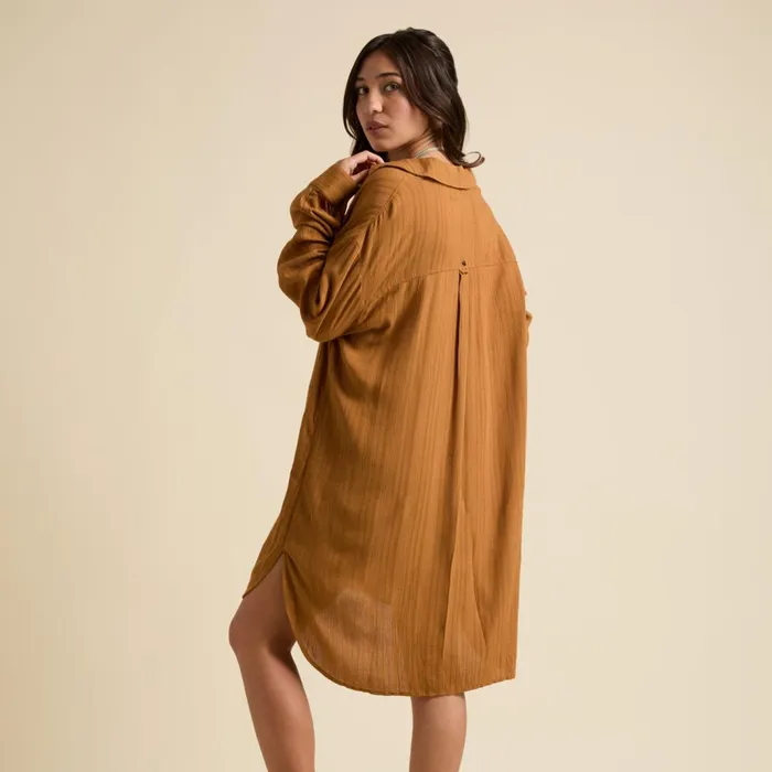 Reef TShirts Tanks and Dresses Beachy Shirt Dress Cathay Spice 8211 Women