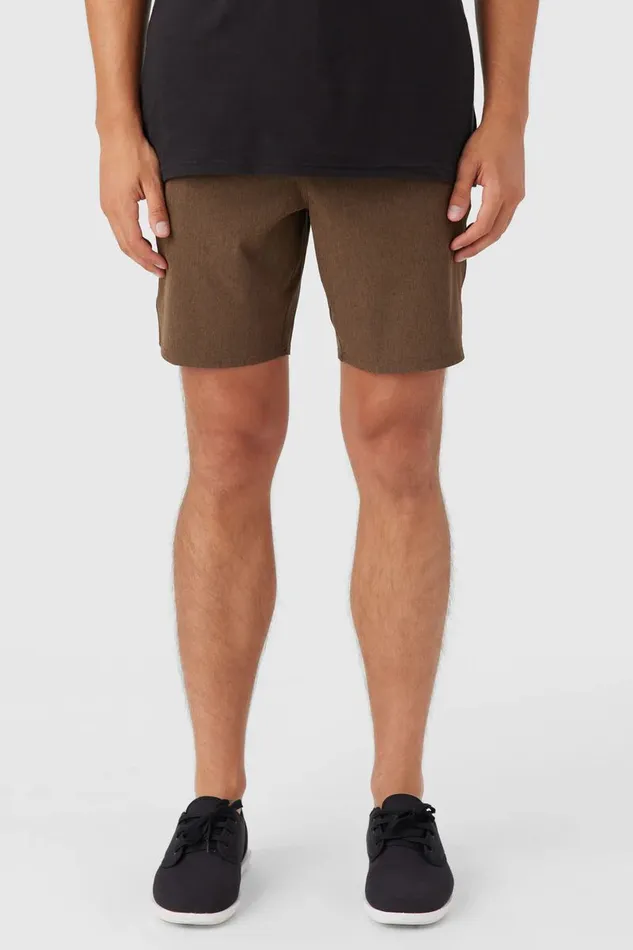 RESERVE ELASTIC WAIST 18034 HYBRID SHORTS Brown Heather Men O039NEILL Clothing