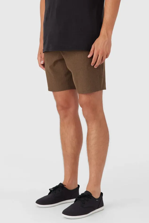 RESERVE ELASTIC WAIST 18034 HYBRID SHORTS Brown Heather Men O039NEILL Clothing