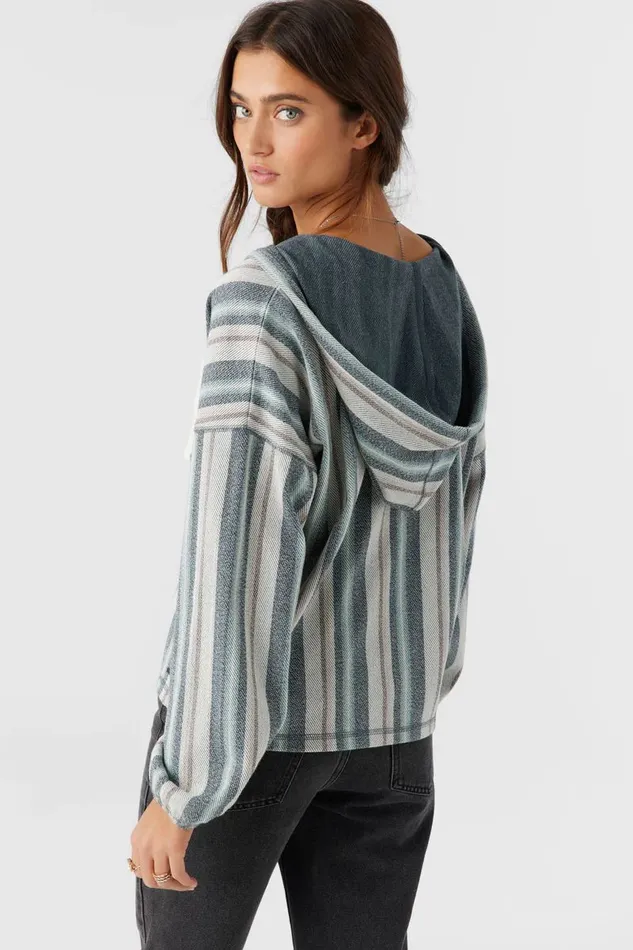 ROSARITO HOODED LOUNGE PULLOVER Slate Women O039NEILL Collections
