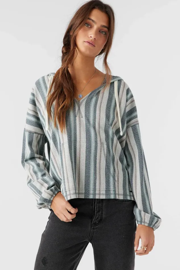 ROSARITO HOODED LOUNGE PULLOVER Slate Women O039NEILL Collections