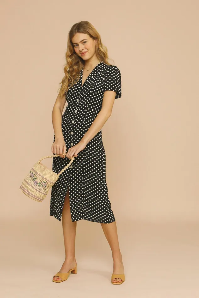 Rouje MARIN Dress Pois Marne Women Dresses