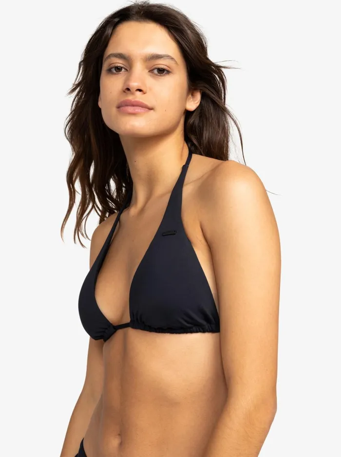 Roxy Bikini Tops Beach Classics Tiki Triangle Bikini Top Anthracite 8211 Women