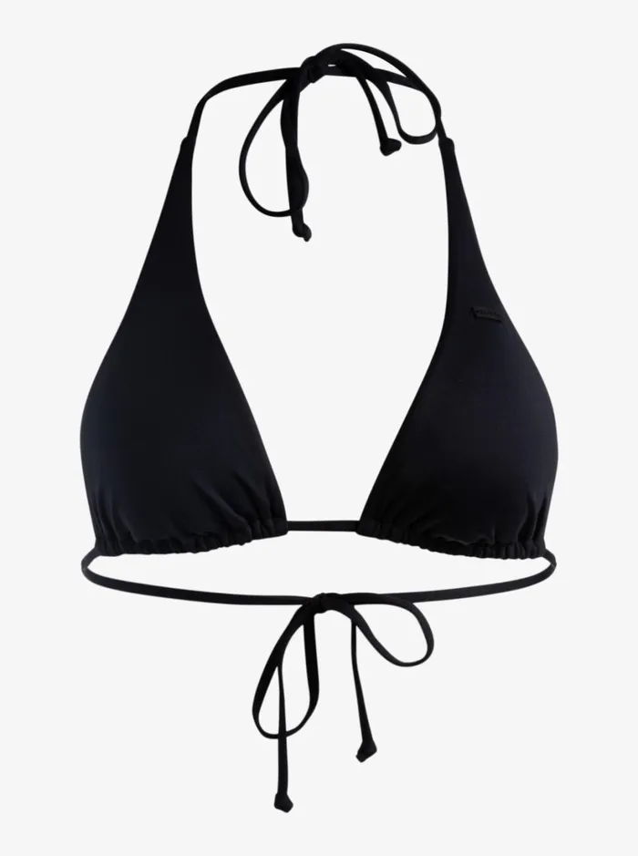 Roxy Bikini Tops Beach Classics Tiki Triangle Bikini Top Anthracite 8211 Women