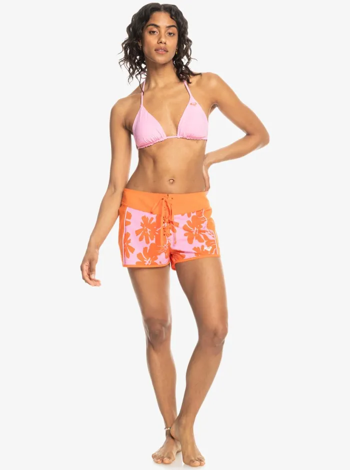 Roxy Boardshorts SurfKindKate 2034 Boardshorts Pink Frosting My Kind Of Hibis 8211 Women