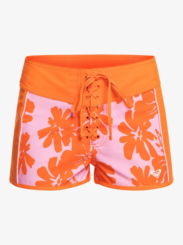Roxy Boardshorts SurfKindKate 2034 Boardshorts Pink Frosting My Kind Of Hibis 8211 Women