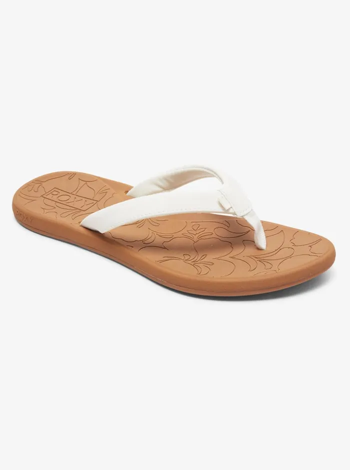 Roxy Flip Flops Vickie FlipFlops White 8211 Women