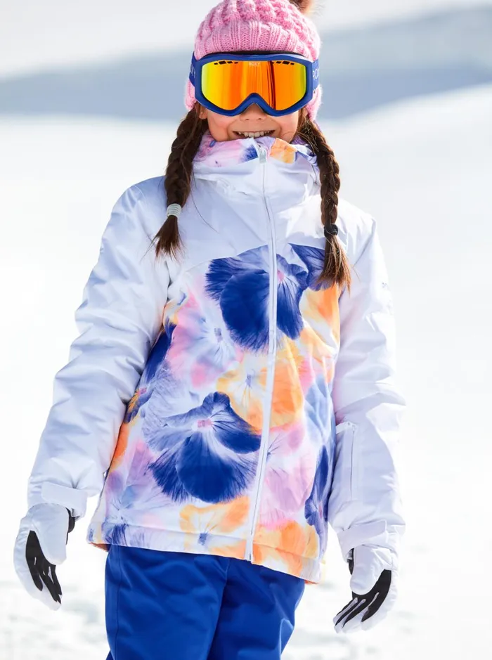 Roxy Girls Snow Girl039s 416 Greywood Technical Snow Jacket Bright White Pansy Pansy Rg 8211 Women Roxy Girls Snow Girl039s 416 Greywood Technical Snow Jacket Bright White Pansy Pansy Rg 8211 Women