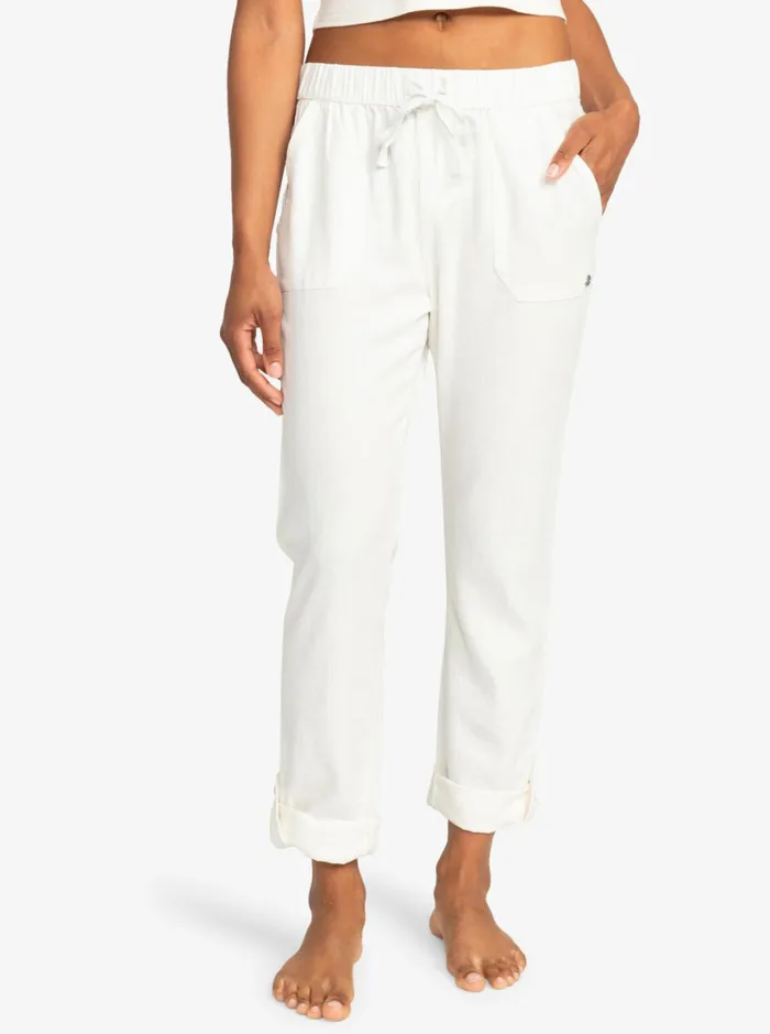 Roxy Pants and Jeans On The Seashore Cargo Pants Snow White 8211 Women