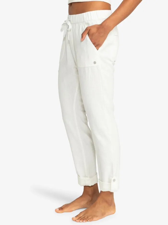 Roxy Pants and Jeans On The Seashore Cargo Pants Snow White 8211 Women