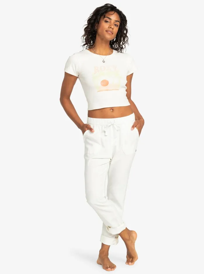 Roxy Pants and Jeans On The Seashore Cargo Pants Snow White 8211 Women