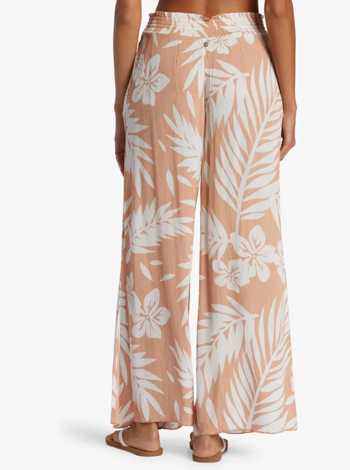 Roxy Pants and Jeans Tropical Rhythm Beach Pants Cafe Creme Palmeria 8211 Women
