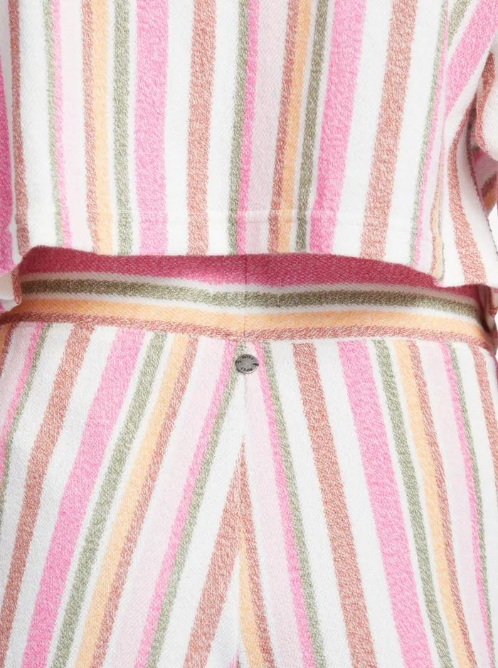 Roxy Shorts Drop A Wave Sweat Shorts Shocking Pink Tulum Stripe 8211 Women