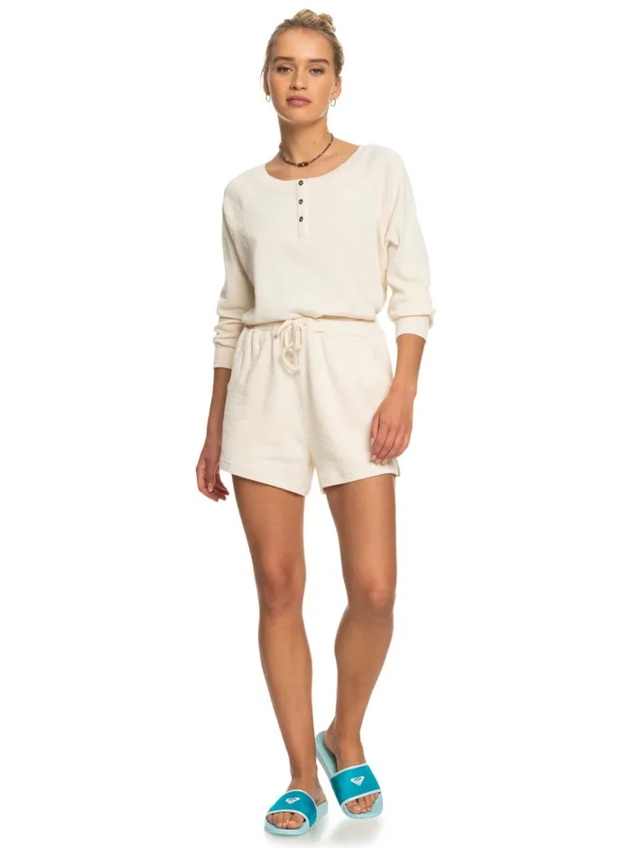 Roxy Shorts Sand Path Elastic Waist Shorts Tapioca 8211 Women