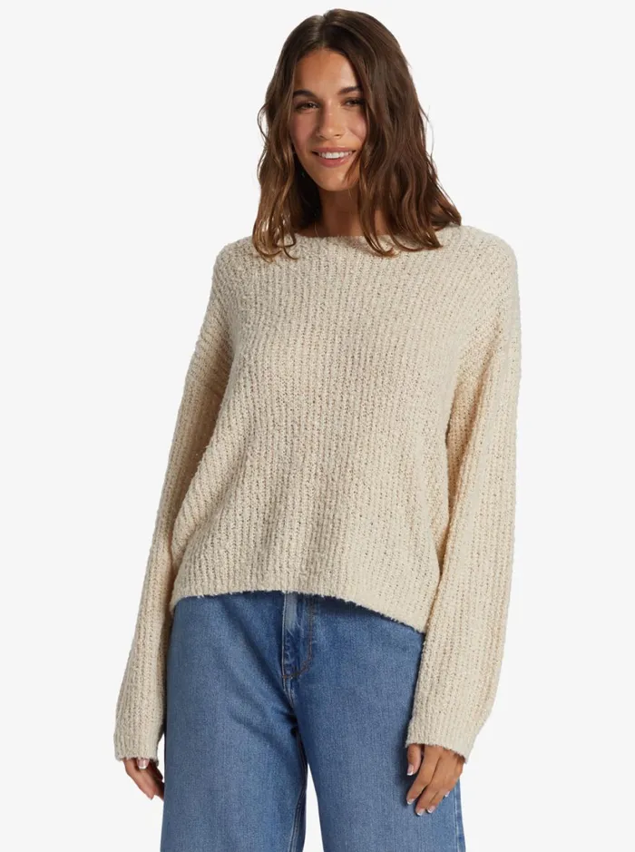 Roxy Sweaters Bombay Crew Neck Sweater Tapioca 8211 Women