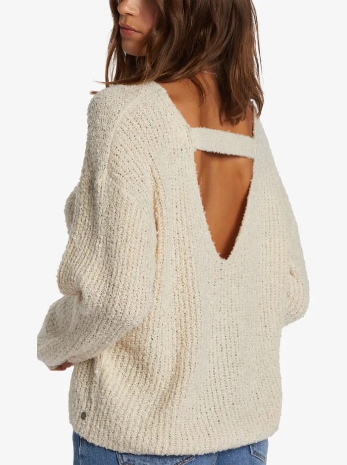 Roxy Sweaters Bombay Crew Neck Sweater Tapioca 8211 Women