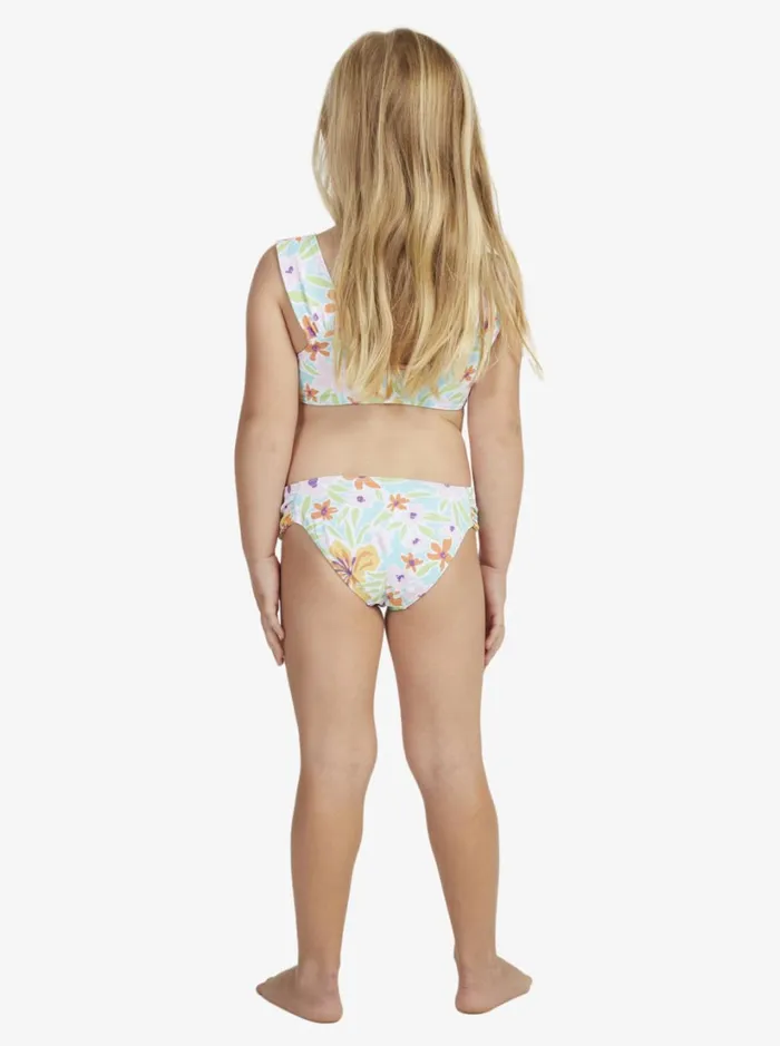 Roxy Swim Girl039s 27 Hawaiian Spirit Bralette Set Bikini Set Aruba Blue Hawaiian Spirit 8211 Women