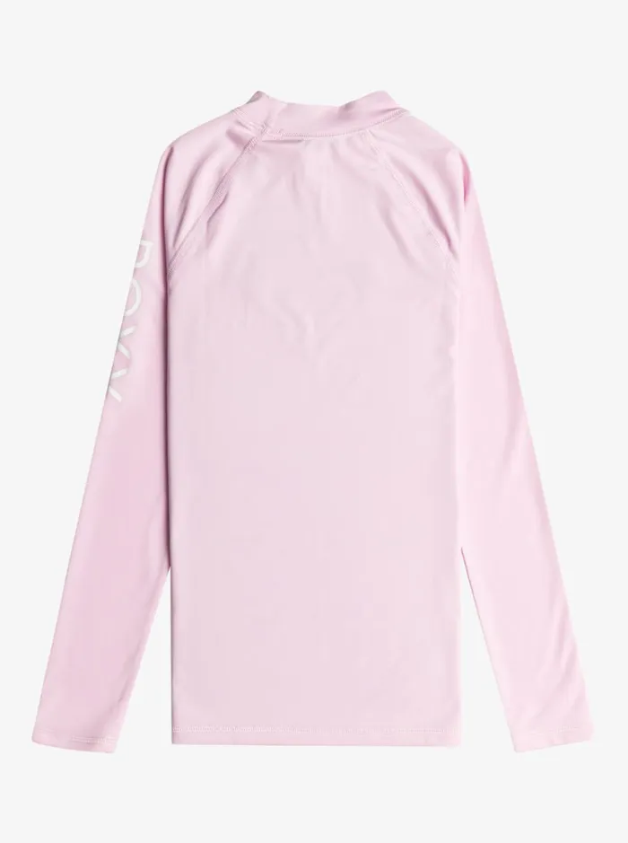 Roxy Swim Girl039s 716 Whole Hearted Long Sleeve UPF 50 Rashguard Pirouette 8211 Women