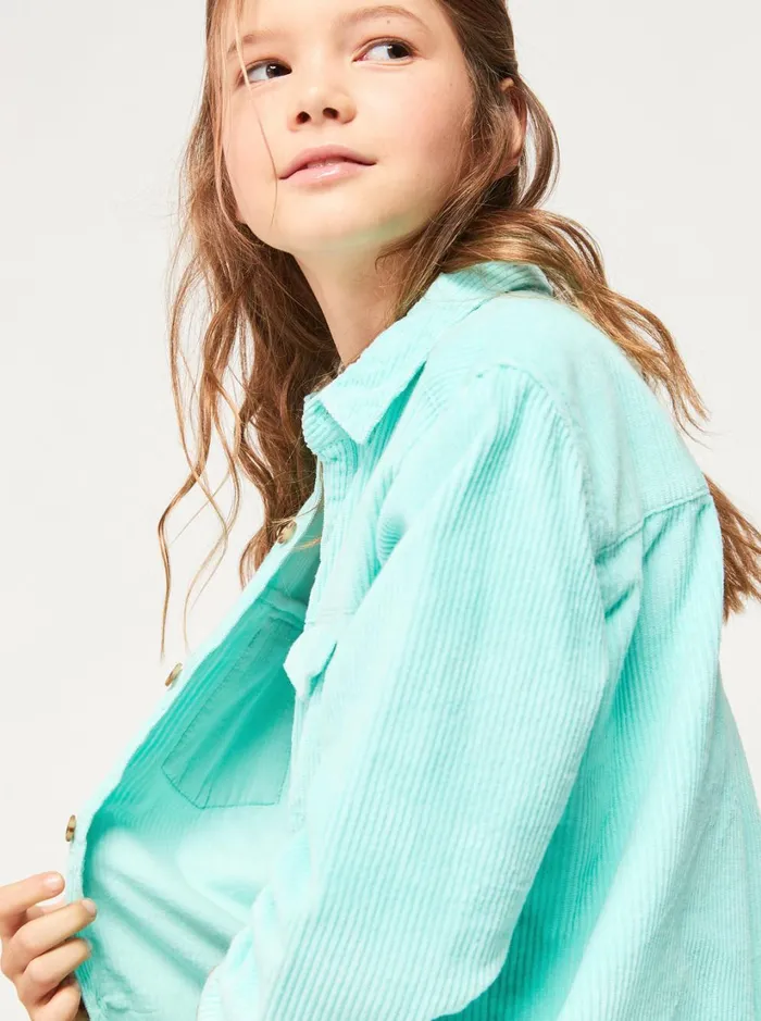 Roxy Tees and Tanks Girl039s 416 Let You Know Corduroy Tank Aruba Blue 8211 Women