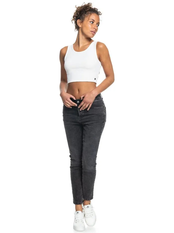 Roxy Tops Good Keepsake Crop Top Snow White 8211 Women