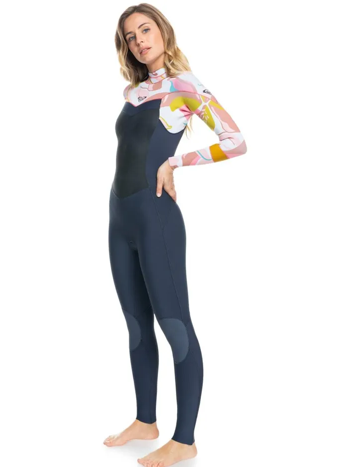 Roxy Wetsuits 32mm Syncro GBS LSL Fullsuit Jet Grycoral Flmetemple Gold 8211 Women