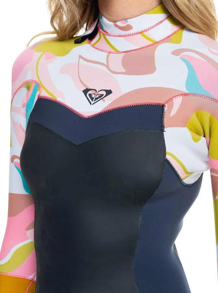 Roxy Wetsuits 32mm Syncro GBS LSL Fullsuit Jet Grycoral Flmetemple Gold 8211 Women