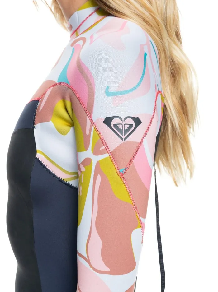 Roxy Wetsuits 32mm Syncro GBS LSL Fullsuit Jet Grycoral Flmetemple Gold 8211 Women