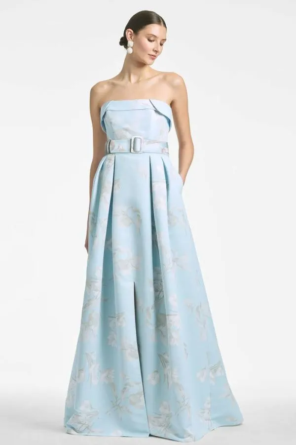 Sachin and Babi Brielle Gown 8211 Sky Venetia Petals Sky Venetia Petals Women Plus Sizes Sachin and Babi Brielle Gown 8211 Sky Venetia Petals Sky Venetia Petals Women Plus Sizes
