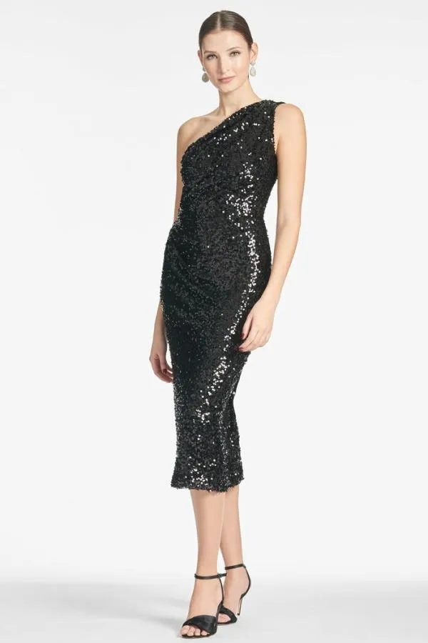Sachin and Babi Carmen Dress 8211 Black Black Women Midi