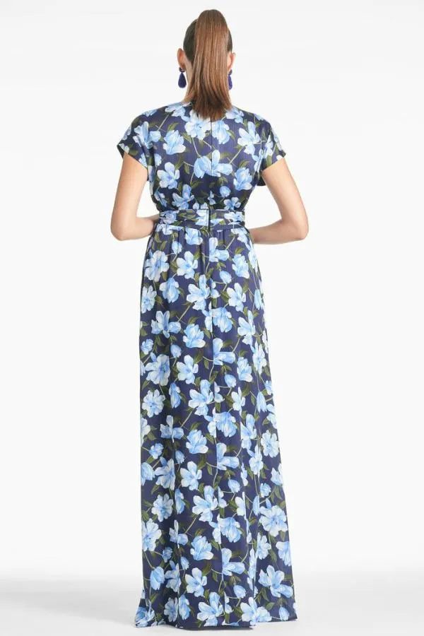 Sachin and Babi Leah Gown 8211 Ocean Blue Magnolia Ocean Blue Magnolia Women Plus Sizes