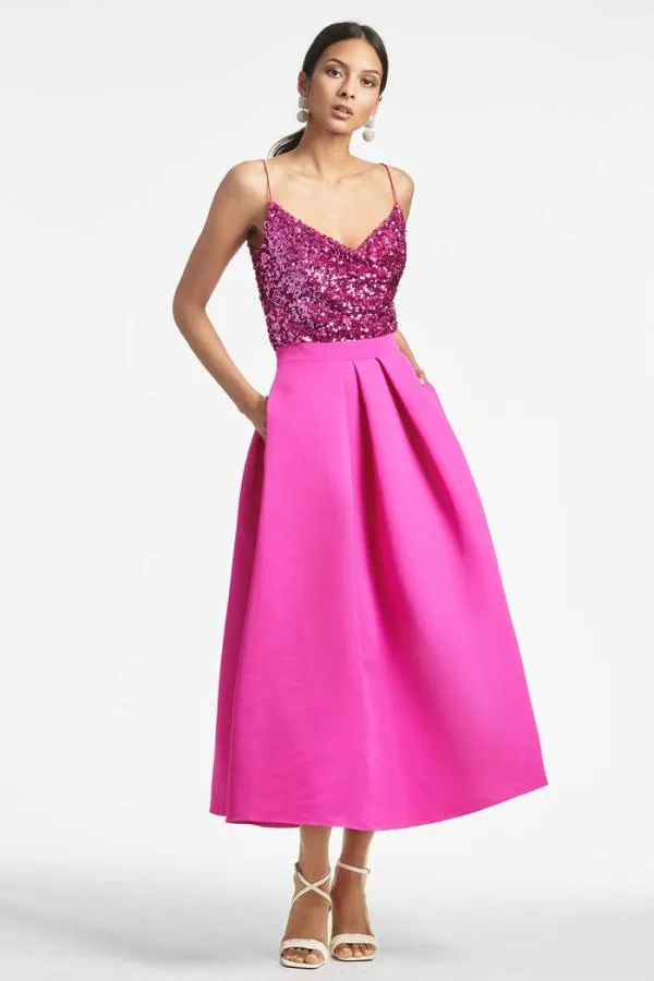 Sachin and Babi Leighton Skirt 8211 Cerise Cerise Women Matching Sets