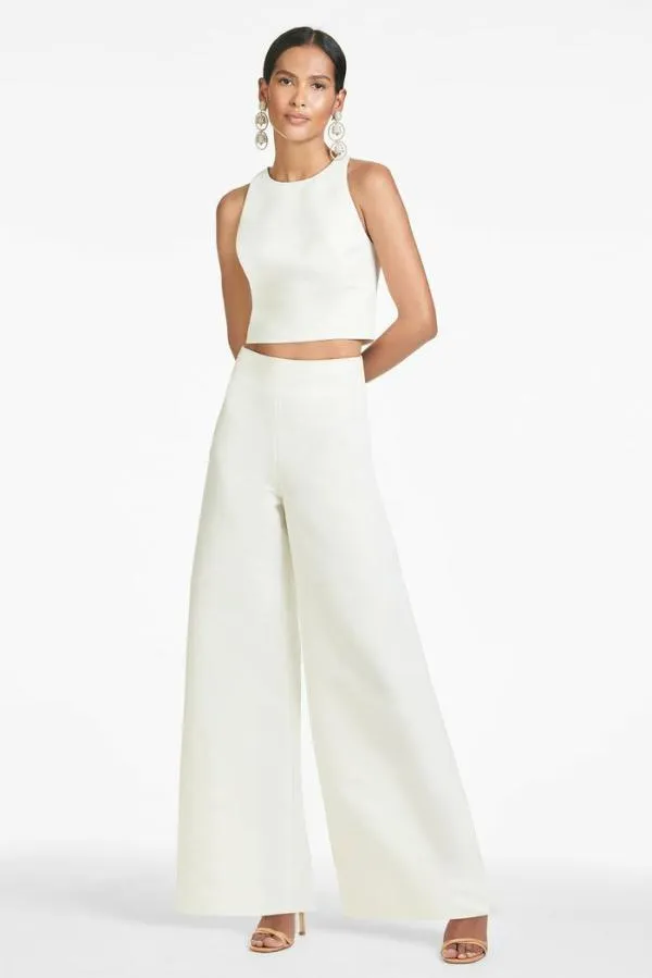 Sachin and Babi Lexie Top 8211 Ivory 8211 Faille Ivory Women Tops and Blouses