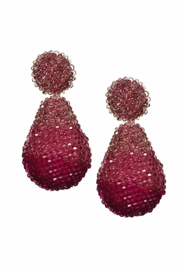 Sachin and Babi Ombre Elise Earrings 8211 Faceted Beads Sapphire Women Earrings