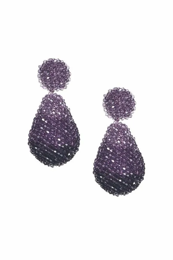 Sachin and Babi Ombre Elise Earrings 8211 Faceted Beads Sapphire Women Earrings