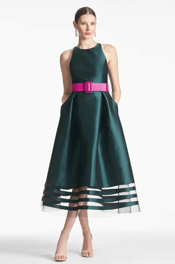 Sachin and Babi Rani Dress 8211 Forest Green Forest Green Women FitFlare