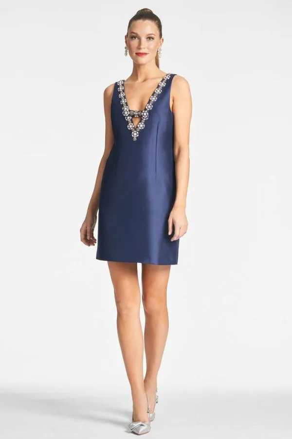 Sachin and Babi Sylvie Dress 8211 Night Sky Night Sky Women Open Back