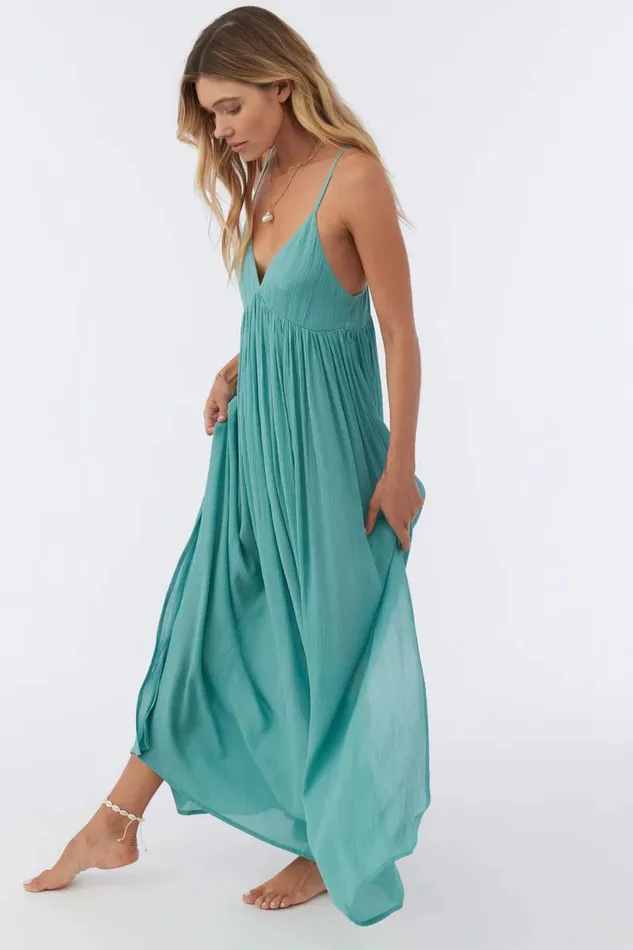 SALTWATER SOLIDS MEL MAXI SWIM COVERUP Trellis Women O039NEILL Sale