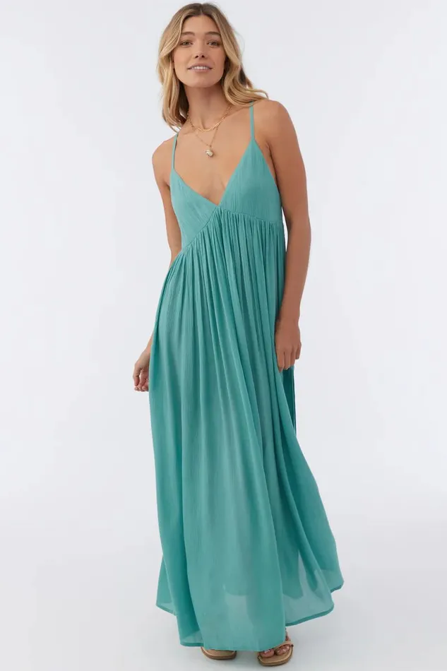 SALTWATER SOLIDS MEL MAXI SWIM COVERUP Trellis Women O039NEILL Sale