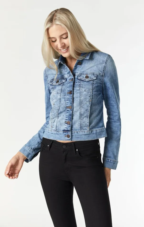 Samantha Jean Jacket In Bleach Random Nolita Women Mavi Jeans Jackets Samantha Jean Jacket In Bleach Random Nolita Women Mavi Jeans Jackets