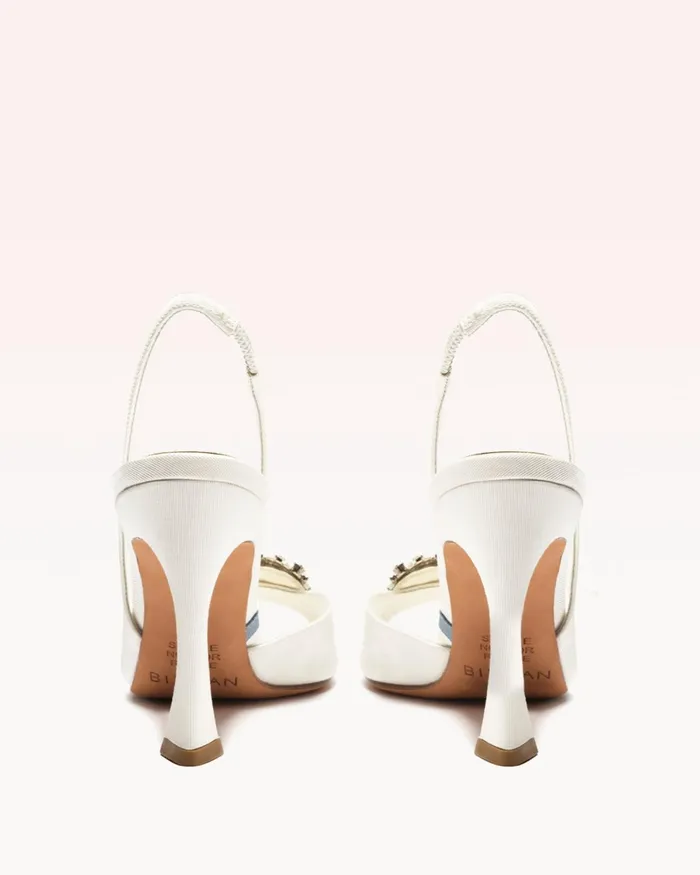 Sandals Women Alexandre Birman Designer Wedding Shoes 8211 Isla Crystal Bridal 85 Off White 8211 Alexandre Birman Bridal Off White