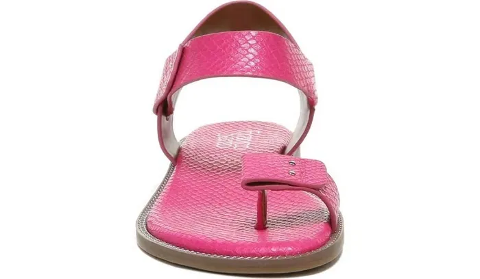 Sandals Women Franco Sarto Franco Geranio Sandal Fushcia Snake Faux Leather