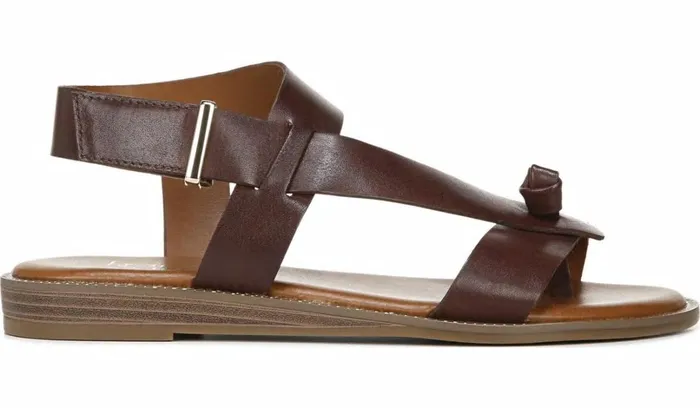Sandals Women Franco Sarto Franco Glenni Sandal Dark Brown Leather
