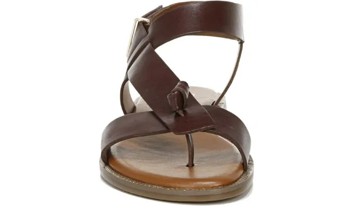 Sandals Women Franco Sarto Franco Glenni Sandal Dark Brown Leather