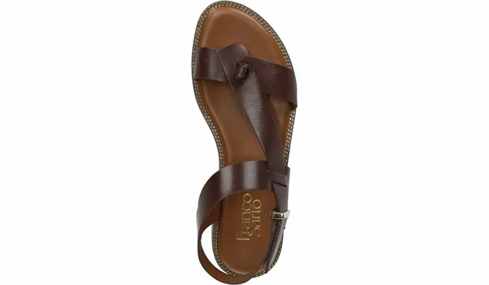 Sandals Women Franco Sarto Franco Glenni Sandal Dark Brown Leather