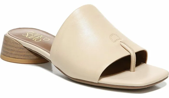 Sandals Women Franco Sarto Franco Loran Sandal Beige Leather