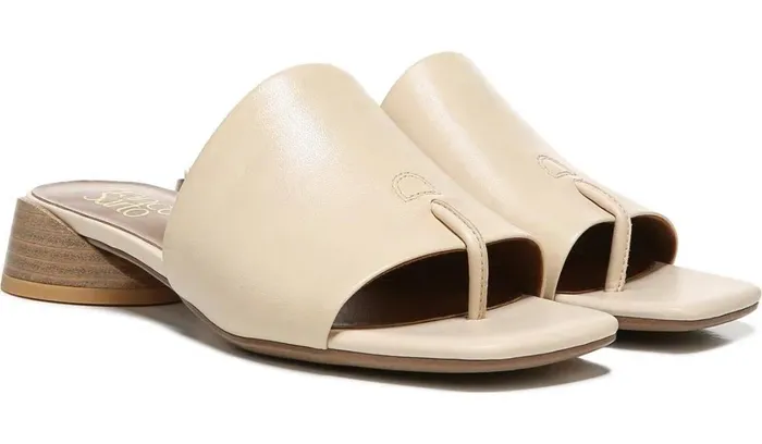 Sandals Women Franco Sarto Franco Loran Sandal Beige Leather