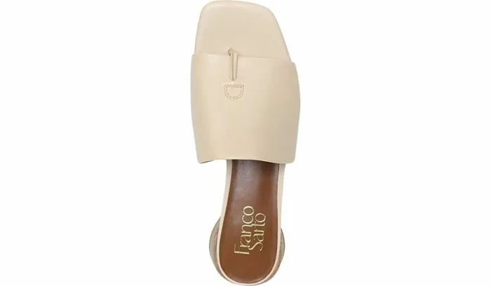 Sandals Women Franco Sarto Franco Loran Sandal Beige Leather